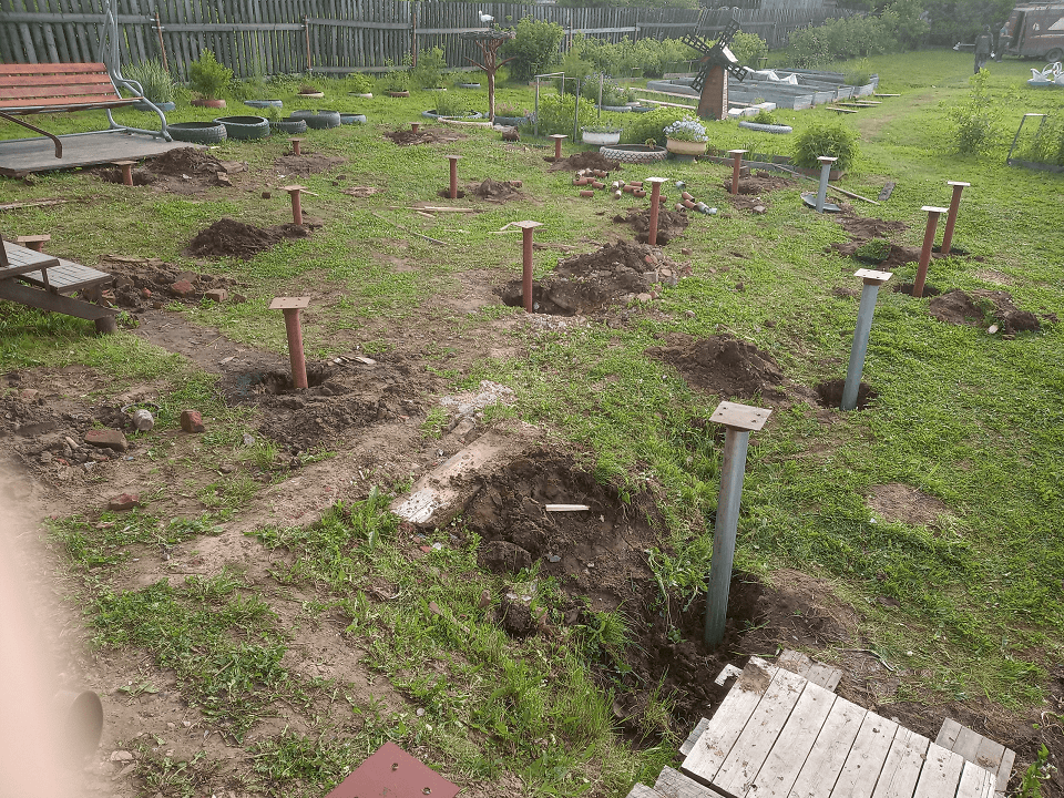 Фундамент из винтовых свай, Выльгорт